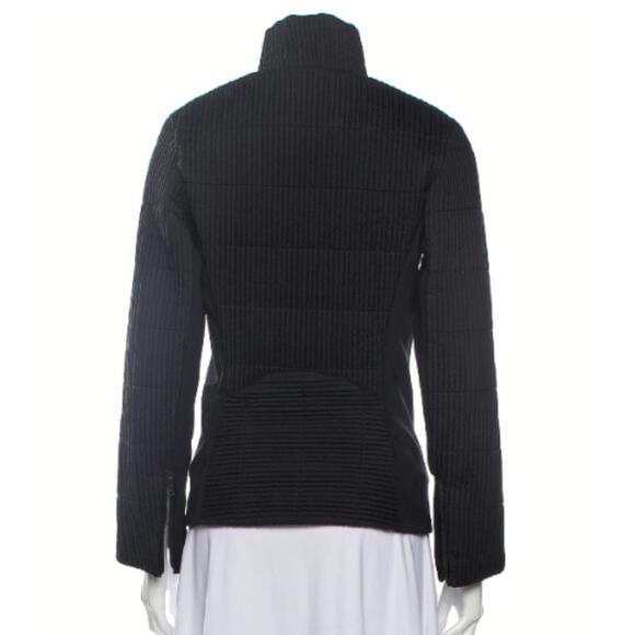 Post Card Textured Insulated Slim FitSki Jacket in Black, 6 - Picture 3 of 16